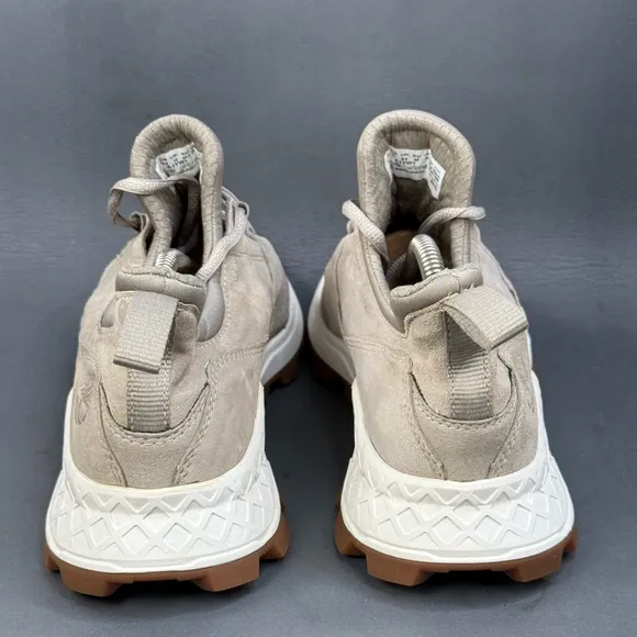 Timberland Men Beige Brooklyn Oxford Suede Sneaker shoes size 10.5