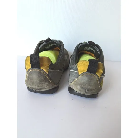 Timberland Shoes Sneakers Driving Moccasin Oxfords Gray Yellow Mens Size 11.5 M