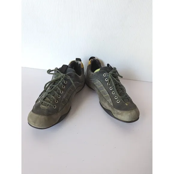 Timberland Shoes Sneakers Driving Moccasin Oxfords Gray Yellow Mens Size 11.5 M