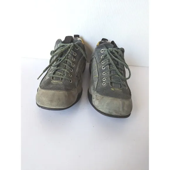 Timberland Shoes Sneakers Driving Moccasin Oxfords Gray Yellow Mens Size 11.5 M