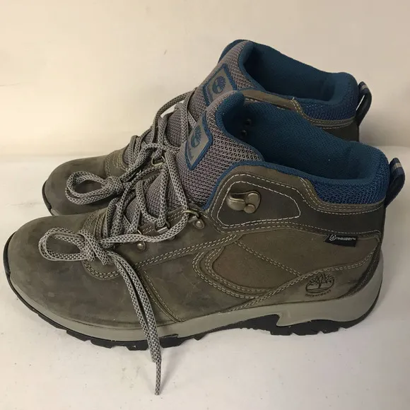 Timberland Women's Size 9.5 Mt. Maddsen Mid Waterproof Hiking Boots, Grey