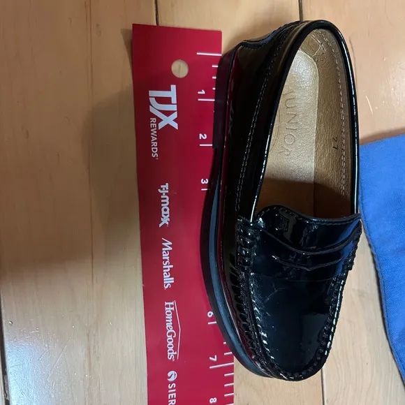 Tod's Kids Black Patent Leather Dress Shoes