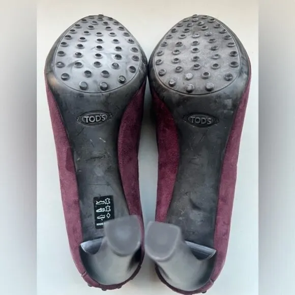Tod’s purple suede pumps ! Brand New