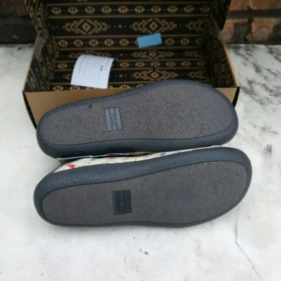 TOMS CHRISTMAS Birch Rodeo Glow in the Dark Holiday Men's Shoes