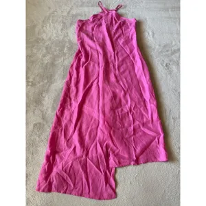 Topshop Pink Lyocell Halter Maxi Dress Sleeveless Party Dress US 6