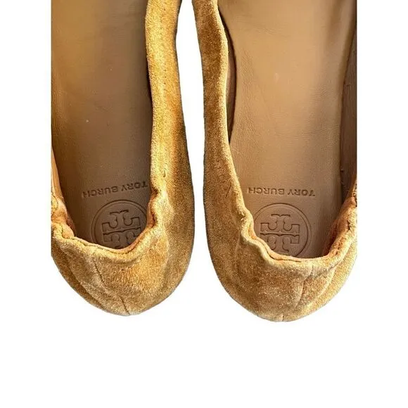 Tori Burch Minnie Travel Suede Ballet Flats size 6.5
