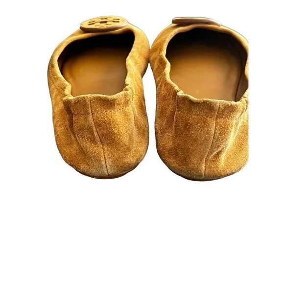 Tori Burch Minnie Travel Suede Ballet Flats size 6.5
