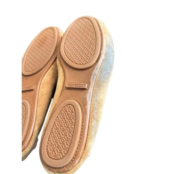 Tori Burch Minnie Travel Suede Ballet Flats size 6.5