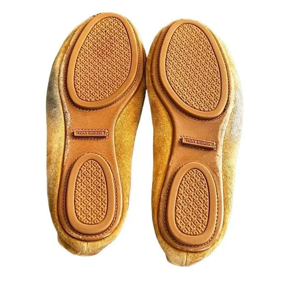 Tori Burch Minnie Travel Suede Ballet Flats size 6.5