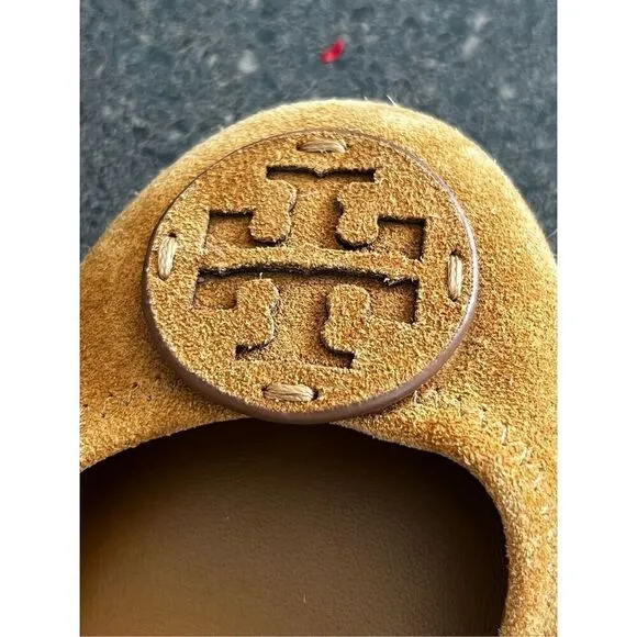 Tori Burch Minnie Travel Suede Ballet Flats size 6.5
