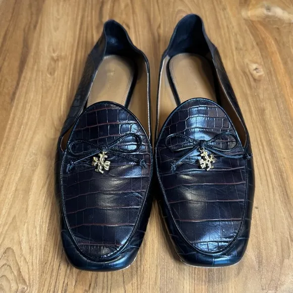 Tory Burch Loafers Women’s 10.5 Charm Loafer Matte Croco