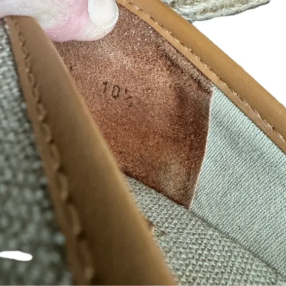 Tory Burch Majorca Espadrille Wedge Peeptoe Sandals