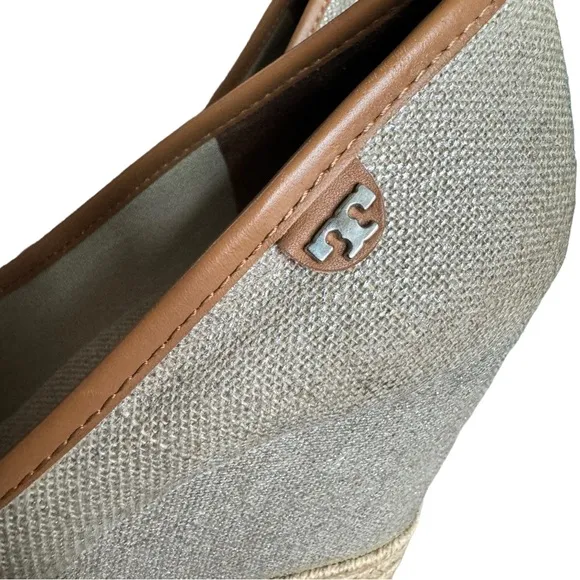 Tory Burch Majorca Espadrille Wedge Peeptoe Sandals