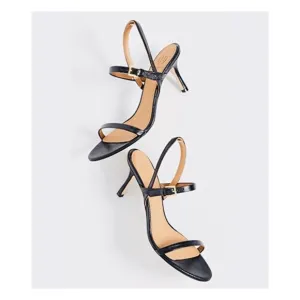 Tory Burch Penelope 65mm Slingback Sandals In Perfect Black NEW
