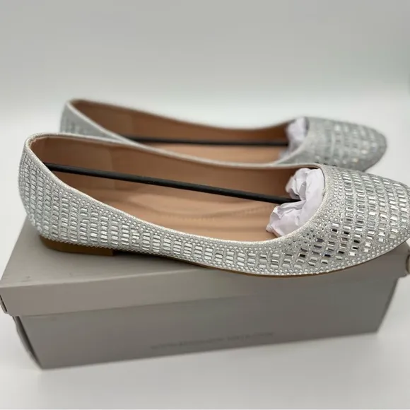 Touch Ups Women's Star Heeled Sandal, Silver, 10