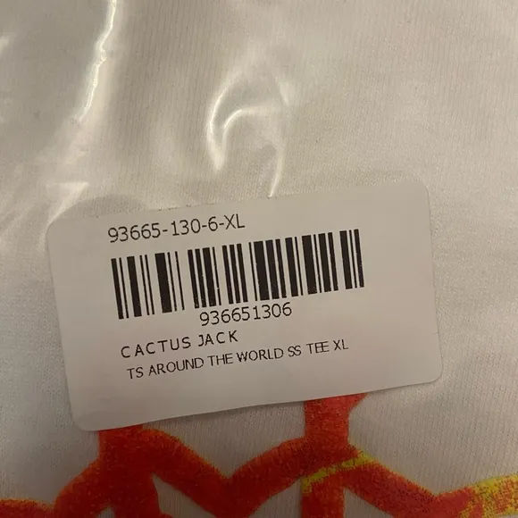 Travis Scott Cactus Jack Around the World Astroworld Tee XL
