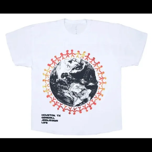 Travis Scott Cactus Jack Around the World Astroworld Tee XL