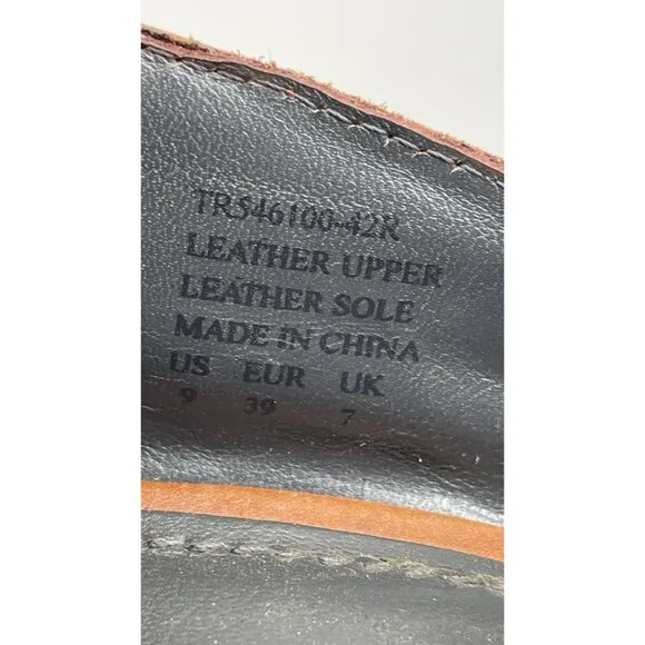 True Religion Platform Wedge Pump Wedge Shoes Sz 9 TRO 46100-42R Black Leather