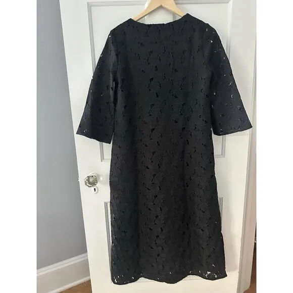 TUCKERNUCK Black V-Neck Lace Jamie Dress $278 NWT Extra Small XS