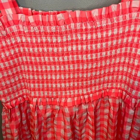 Tuckernuck Pomander Place Electric Pink Gingham Nellie Dress