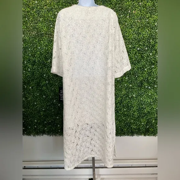 Tuckernuck White V-Neck Lace Jamie Dress