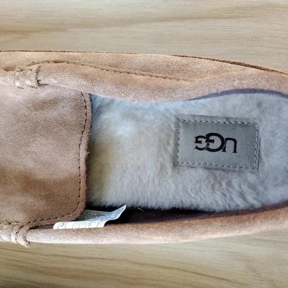 Ugg Australia 1003419 Men`s Alder Chestnut Slipper Shoes Sz 12 men EUC
