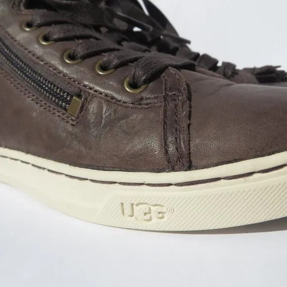 UGG Australia Sneaker Blaney Kids size 3 Tasseled High Top NEW Women 5 US EU 36