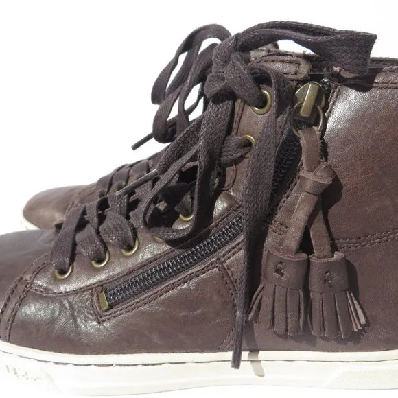 UGG Australia Sneaker Blaney Kids size 3 Tasseled High Top NEW Women 5 US EU 36