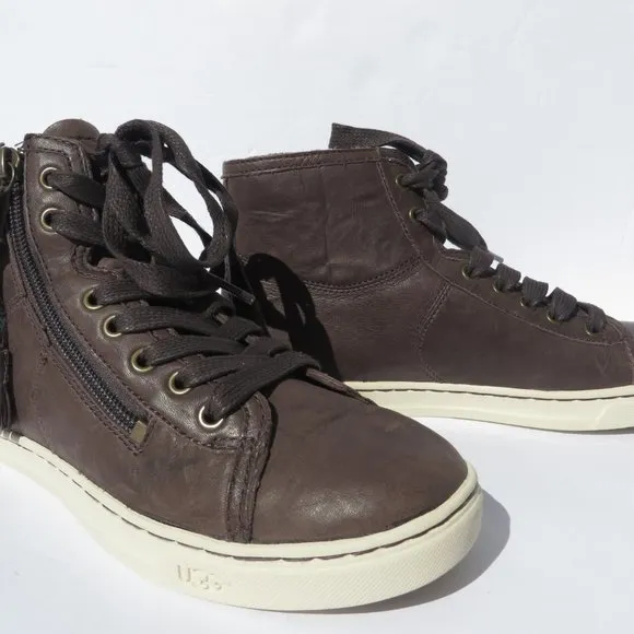 UGG Australia Sneaker Blaney Kids size 3 Tasseled High Top NEW Women 5 US EU 36