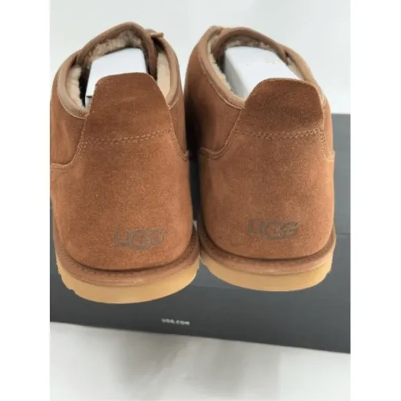UGG Chukka Shoes Suede‎ Leather Uggpure Lined Men Size 18 Brown New