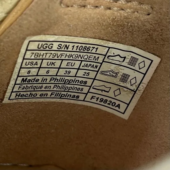 Ugg Tammy Knit Slip‎ On Flats Women's Size 8