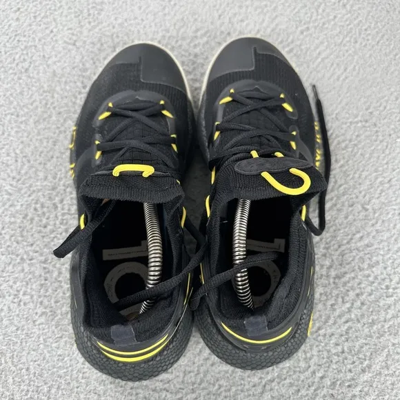 Under Armour Curry 6 Thank You Oakland Shoes Men US 9 Black Yellow 3020612-006