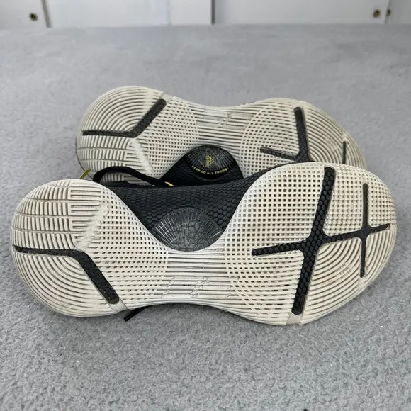 Under Armour Curry 6 Thank You Oakland Shoes Men US 9 Black Yellow 3020612-006