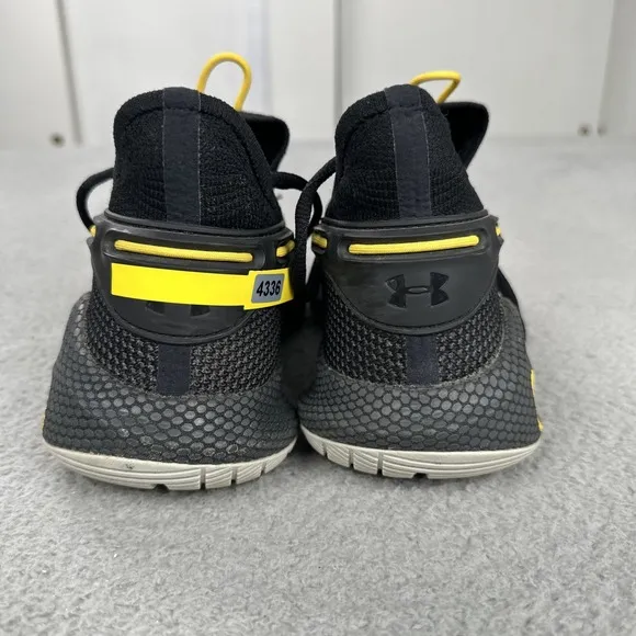 Under Armour Curry 6 Thank You Oakland Shoes Men US 9 Black Yellow 3020612-006
