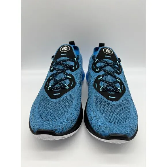 Under Armour Curry Flow Go Deadly Blue Men Size 10 Running Shoes 3023814-403🛒