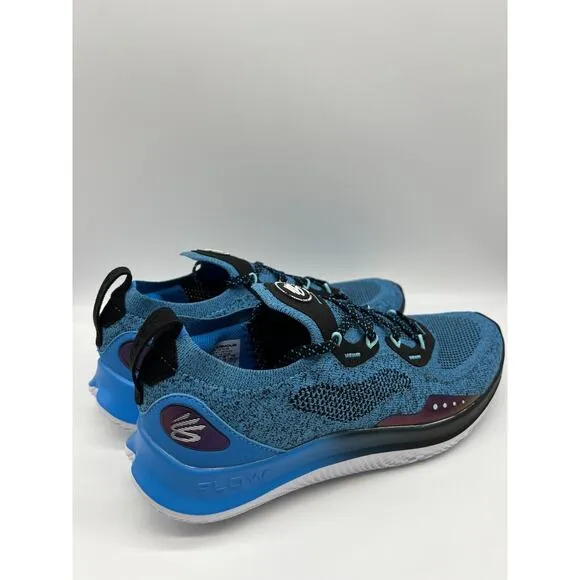 Under Armour Curry Flow Go Deadly Blue Men Size 10 Running Shoes 3023814-403🛒