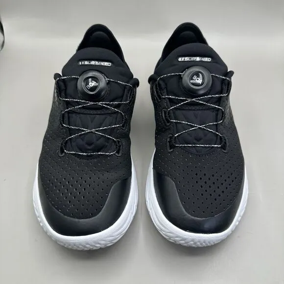 Under Armour Flow SlipSpeed Mens Size 6.5 Women Size 8US 3027057-001 Black White