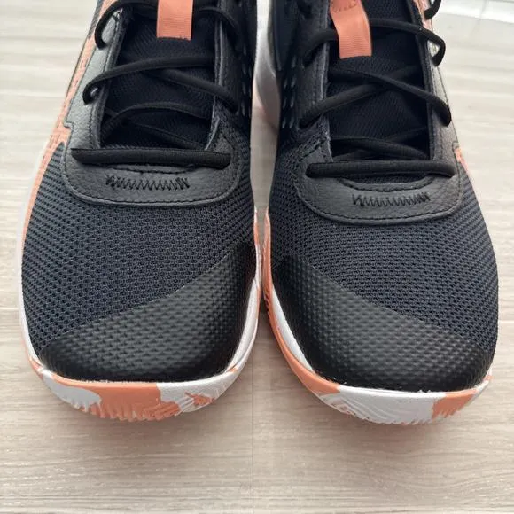 Under Armour Jet 23 Men' Size 12 /W 13.5 Black Bubble Peach Basketball Shoes New