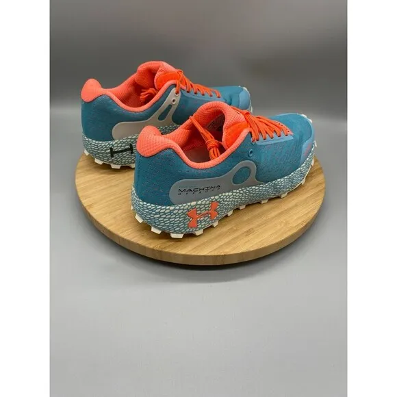 Under Armour Shoes Womens Size 9 Blue Trail Running Sneakers Machina Hiking Low