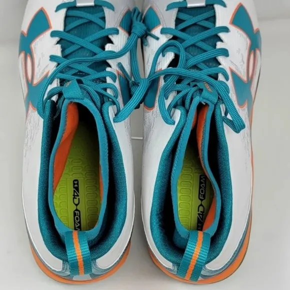 Under Armour Spine Fierce Pro Multicolor Football Cleats Shoes Men's Size 16 New