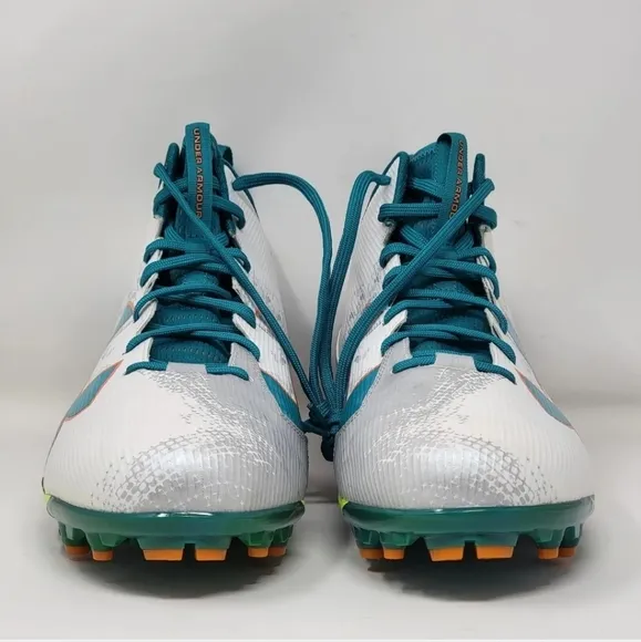Under Armour Spine Fierce Pro Multicolor Football Cleats Shoes Men's Size 16 New
