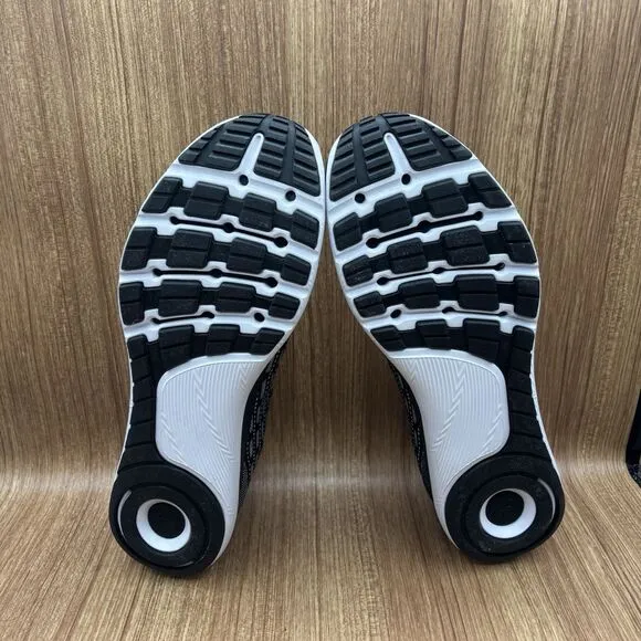 Under Armour Threadborne Slingflex Running Shoes Black White Men Size 14 Sneaker