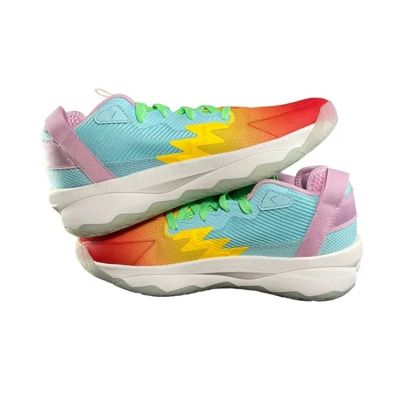 UNRELEASED Adidas Dame 8 Multicolor Rainbow Basketball Shoes HQ1272 Men Size 7.5