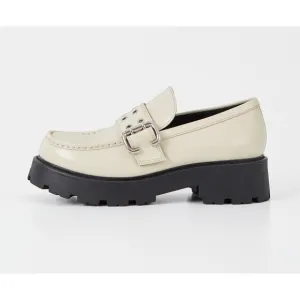 Vagabond Women Shoes Loafer Shoemakers Cosmo Ivory Silver Buckle EU 41 US 11 New