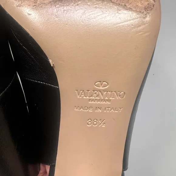 Valentino Black Studded Women's Shoes