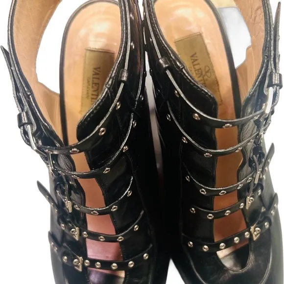Valentino Black Studded Women's Shoes