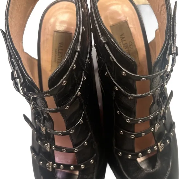 Valentino Black Studded Women's Shoes