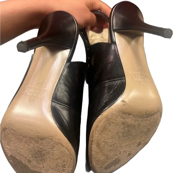 Valentino Black Studded Women's Shoes