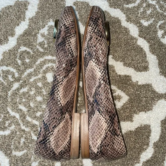 Valentino Snake Skin Ballet Flats