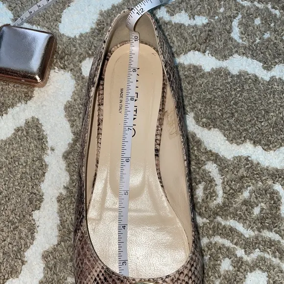 Valentino Snake Skin Ballet Flats
